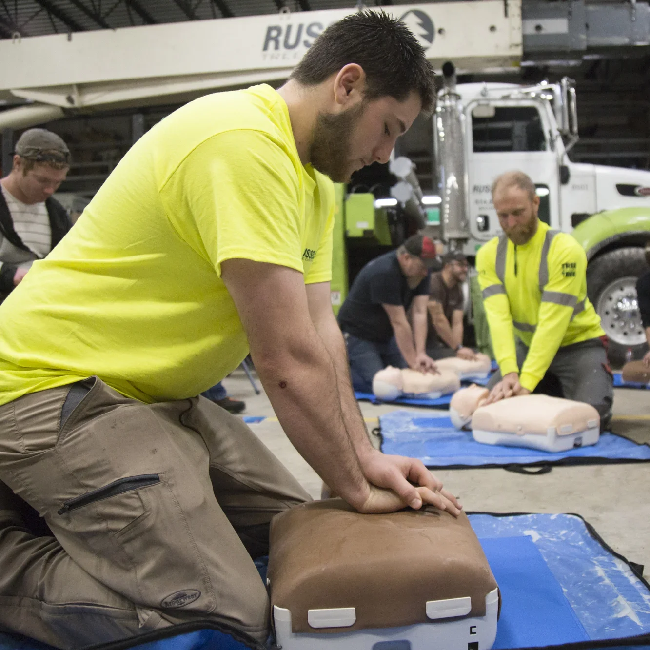 First Aid & CPR  
Crews are First-Aid and CPR trained through the American Heart Association