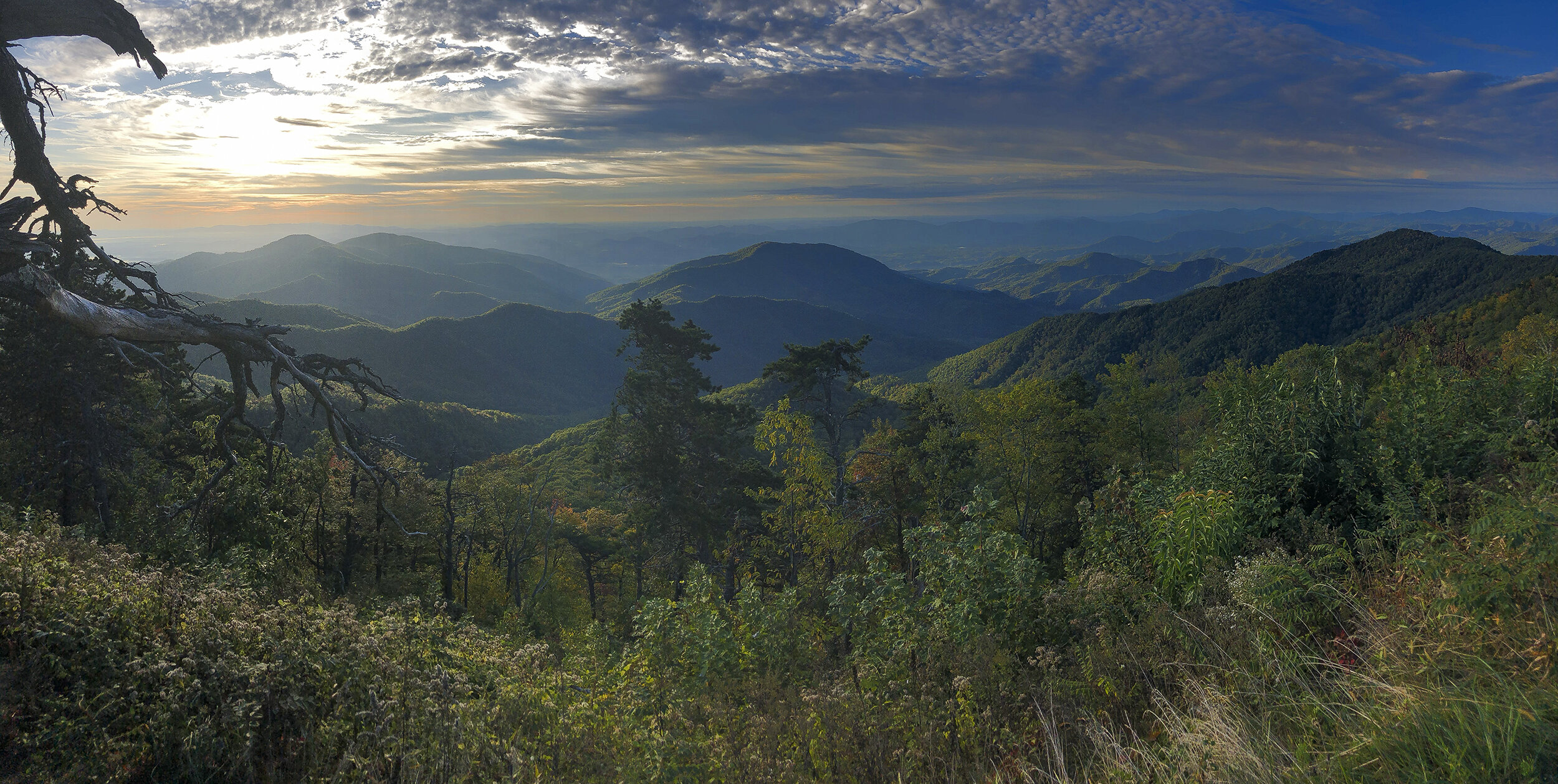  Sunrise near Burnsville, North Carolina 