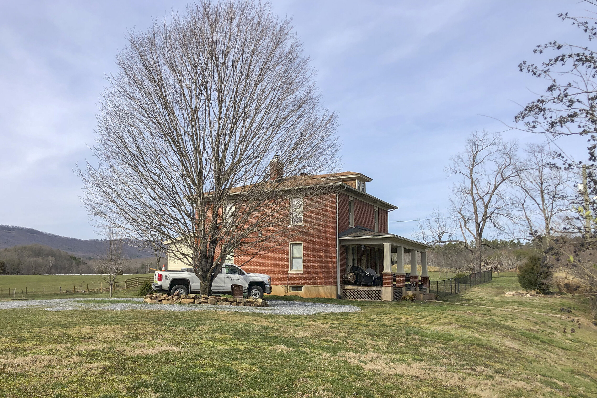  Our 1917 farmhouse on the 700 acre Cypher Ridge cattle Farm in Montvale, Virginia. This has been home to several of my colleagues for the better half of the Blue Ridge project. It was not unusual to come home to a couple of cows in the front yard. 