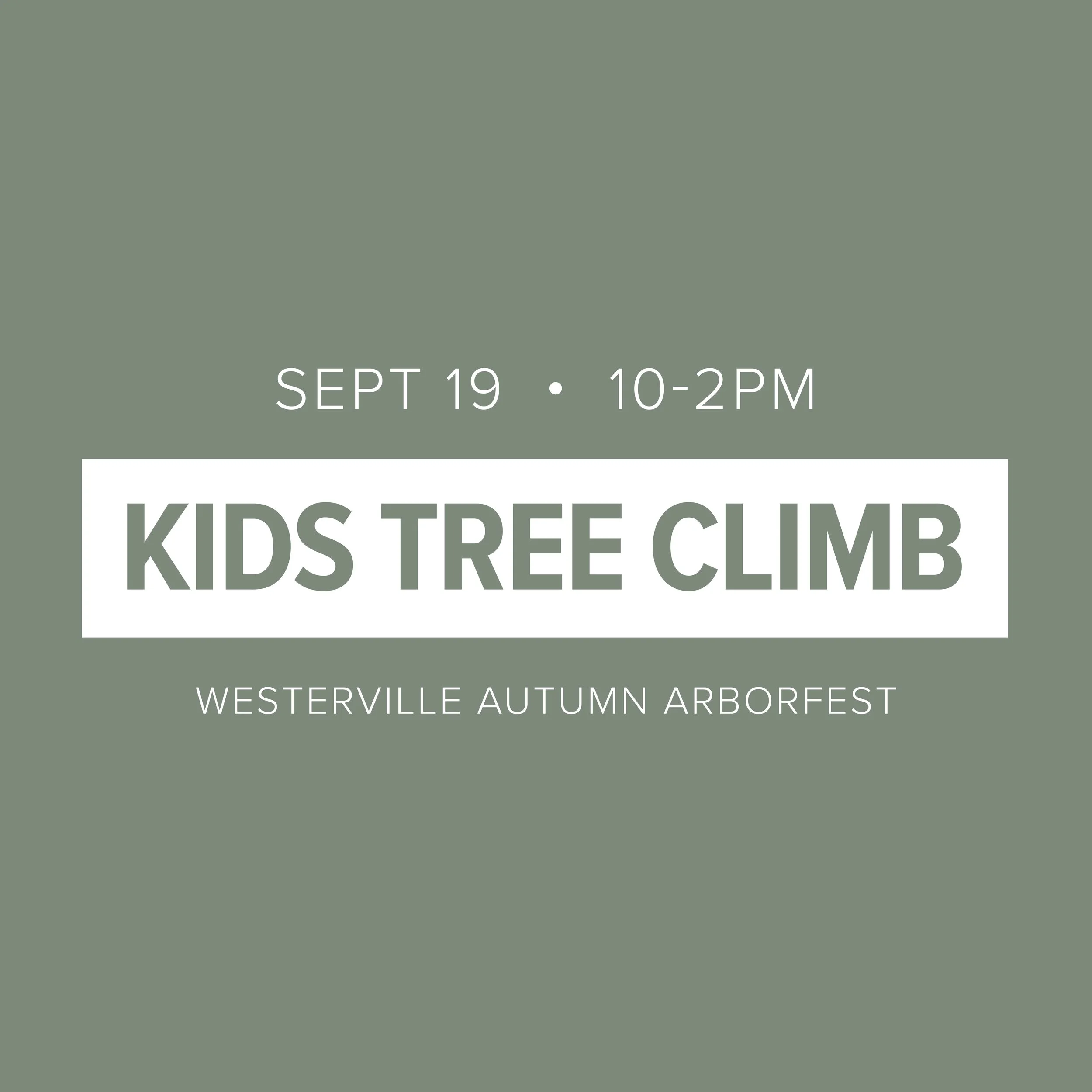 Kids Climb: Westerville Autumn ArborFest
