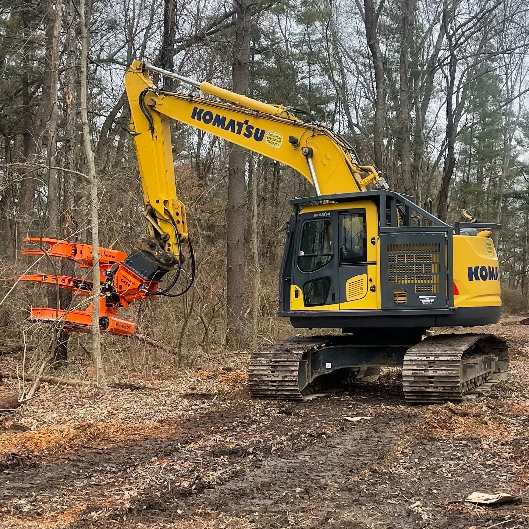  Excavators  
Used for grubbing the ground to prepare for construction