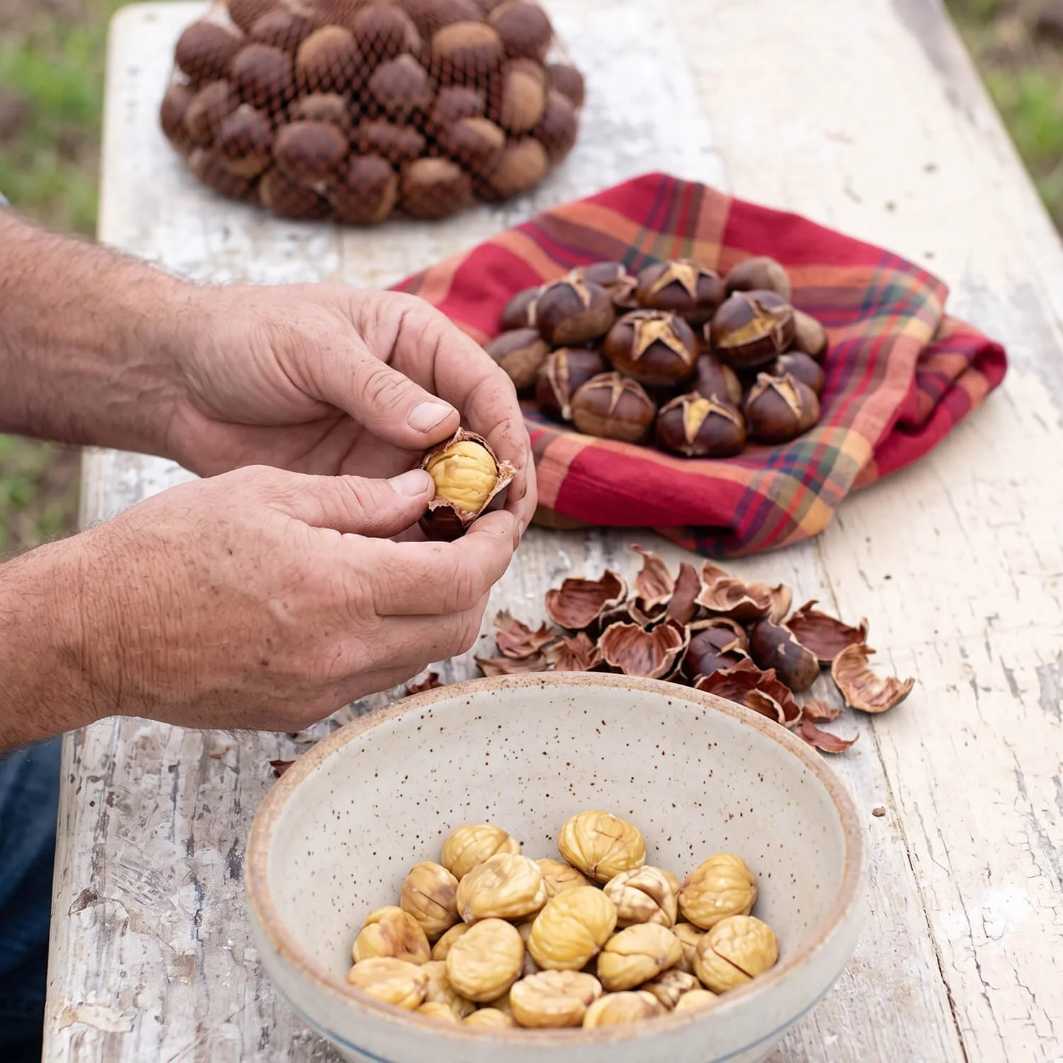 How to Peel and Store Fresh Chestnuts