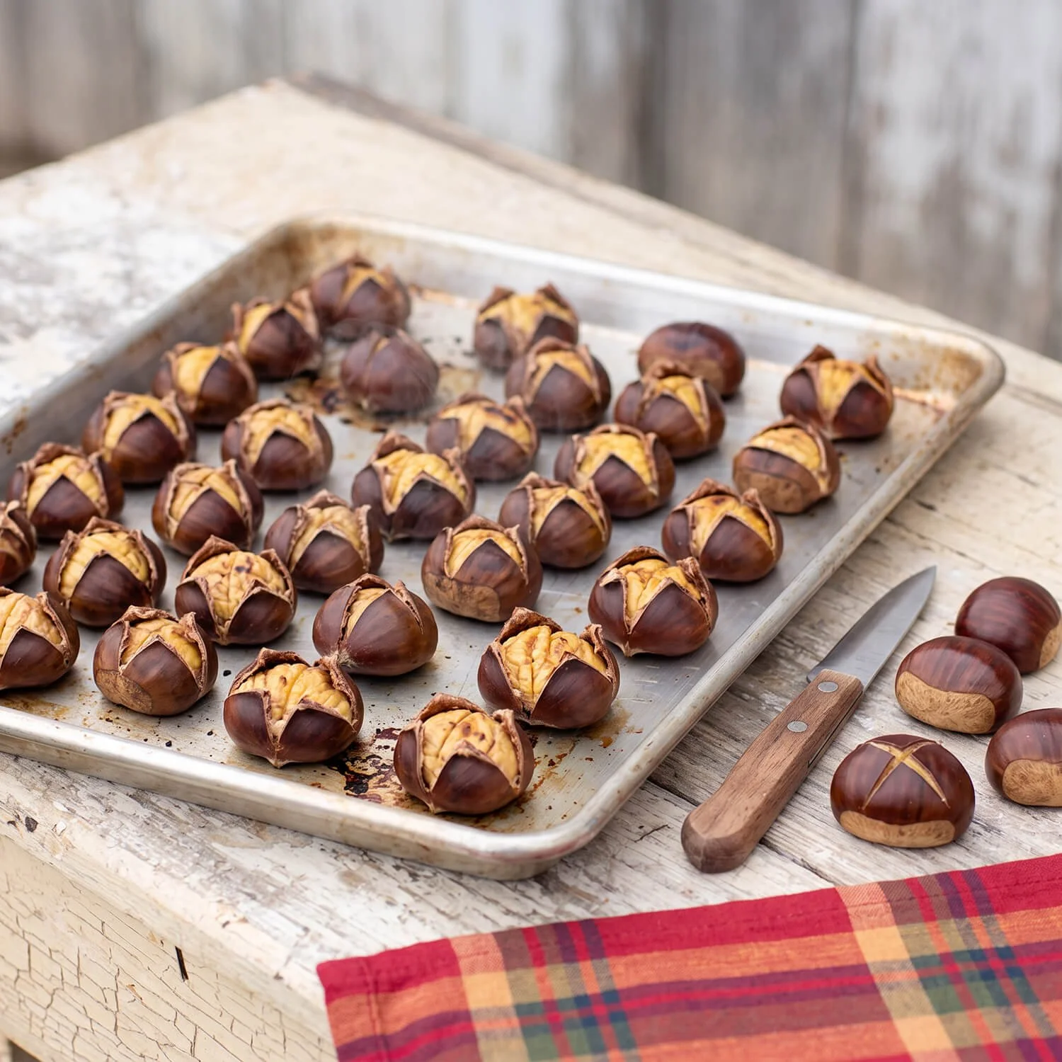 How to Roast Fresh Chestnuts in the Oven