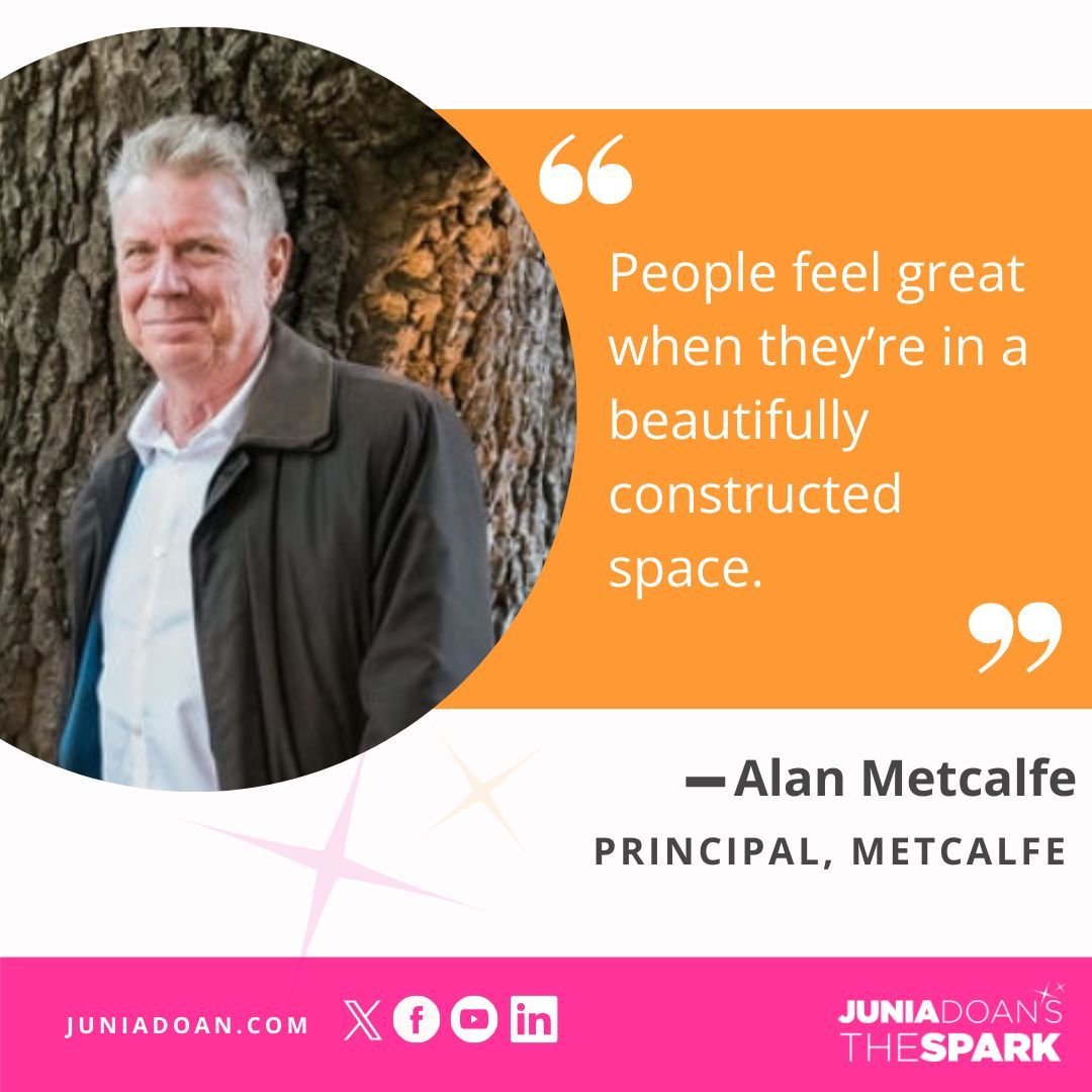 It was so much fun listening to Alan Metcalfe, principal at @metarchdesign, talk about the process behind designing the Dow Gardens Canopy Walk. He explains how good design focuses on playfulness, perceived risk, and socializing. He says people will 