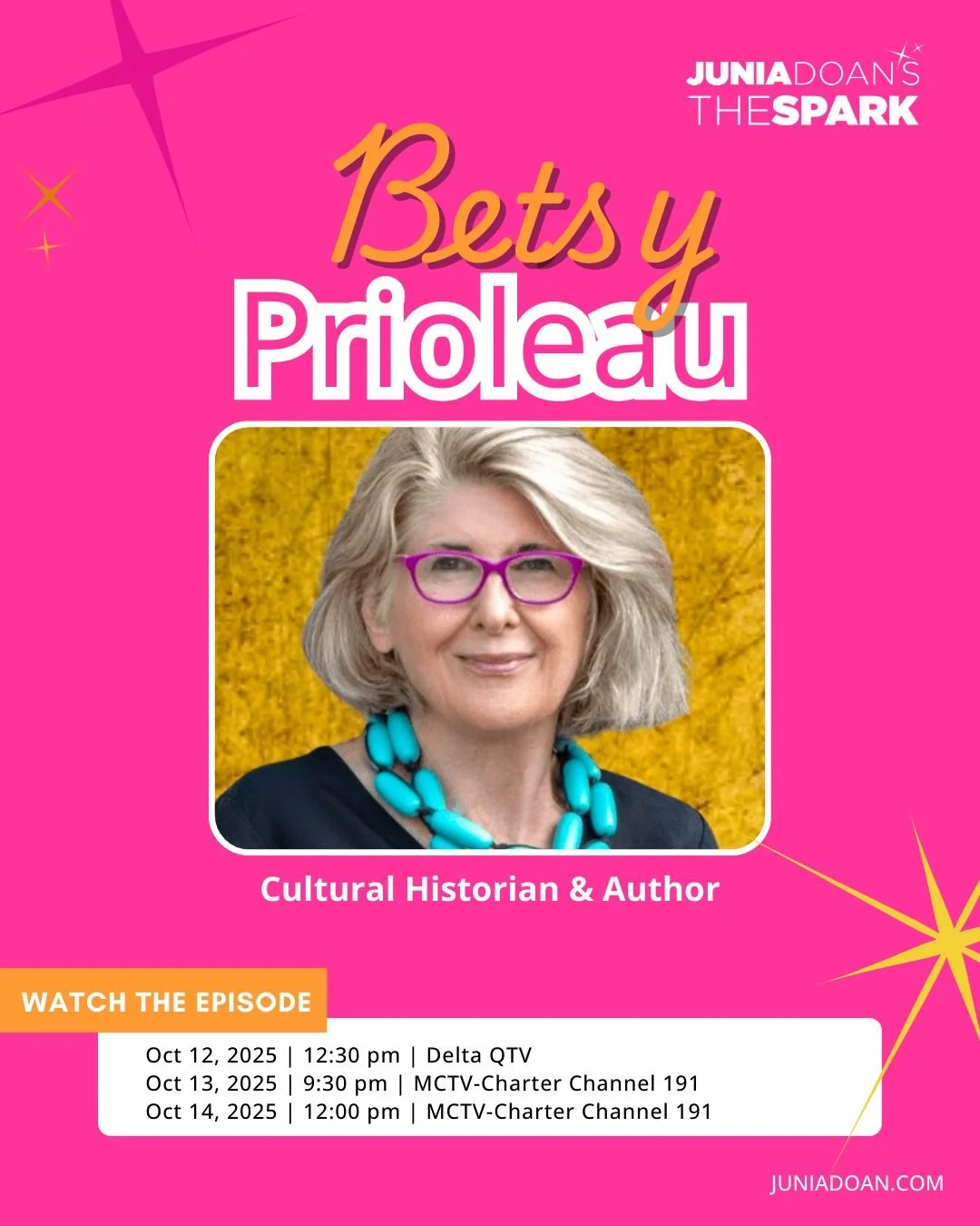 Next week, Cultural Historian &amp; Author @authorprioleau talks about her popular class, Seductress in Literature, and how the topic of seductresses should change from a negative stereotype to an empowering one.

Tune in Sunday, October 12, 2025, at