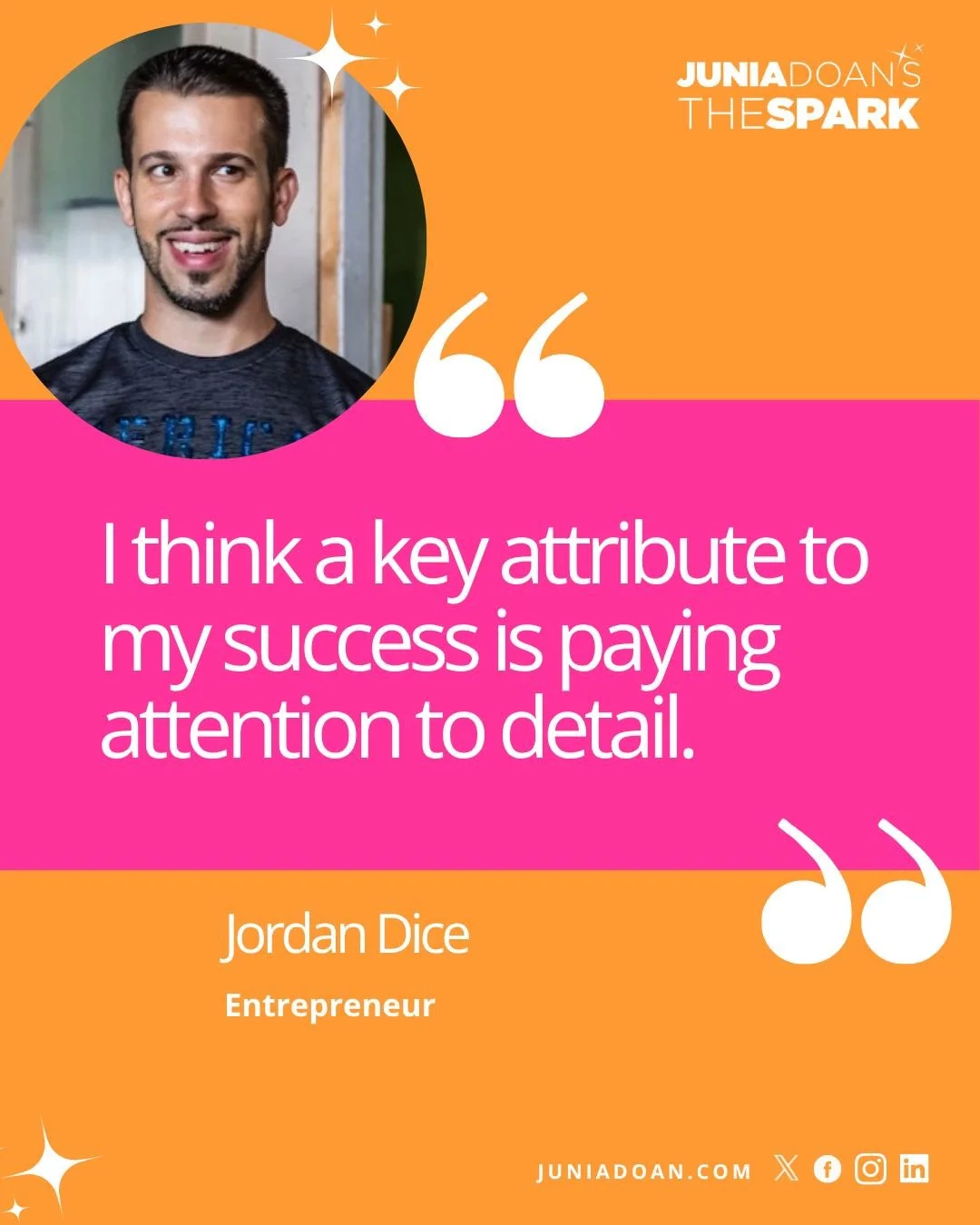 &ldquo;I think a key attribute to my success is paying attention to detail.&rdquo; Entrepreneur Jordan Dice doesn&rsquo;t let anything go amiss during his process of improving the Midland Mall. From landscaping to expanding play areas, every detail c