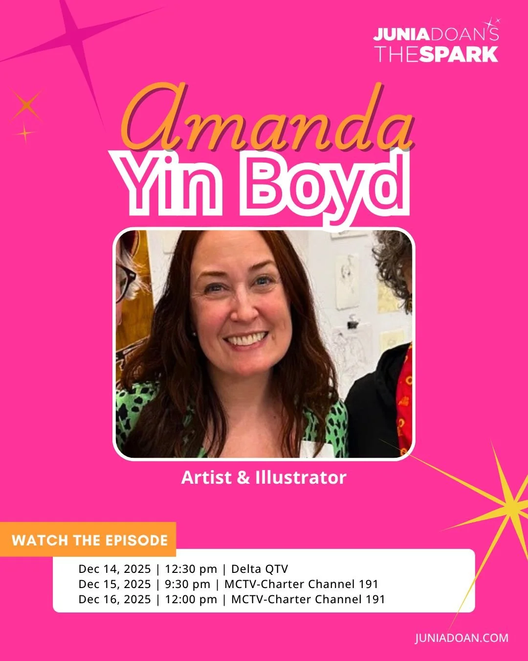 Next week I talk to Artist &amp; Illustrator @aboydyinstudio. She&rsquo;s worked for big names like The Wall Street Journal, but her true love lies in portrait drawings and the wonder that comes from painting someone new. 

Tune in Sunday, December 1
