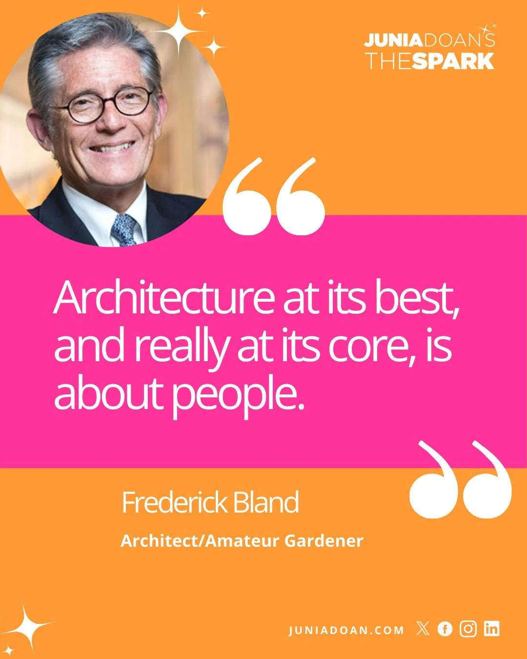&ldquo;Architecture at its best, and really at its core, is about people.&rdquo; Architect and Amateur Gardener Frederick Bland discusses how New Urbanism has influenced architecture since the 1980s, and how such trends are dependent on adhering to c