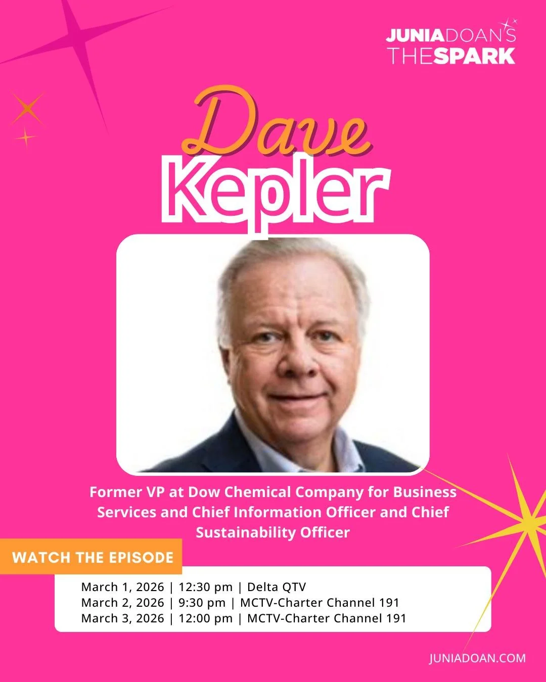 Next week I talk with Dave Kepler, former VP and chief information officer at Dow Chemical, who is engaged in social and economic impact in Midland County. Including involvement with Midland Brewery Company, Cottage Creamery Real Estate, and Lazy Tur