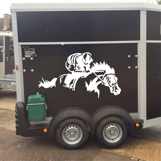 Horse Lorry & Trailer Side Graphics (Style 4) - Set of 2