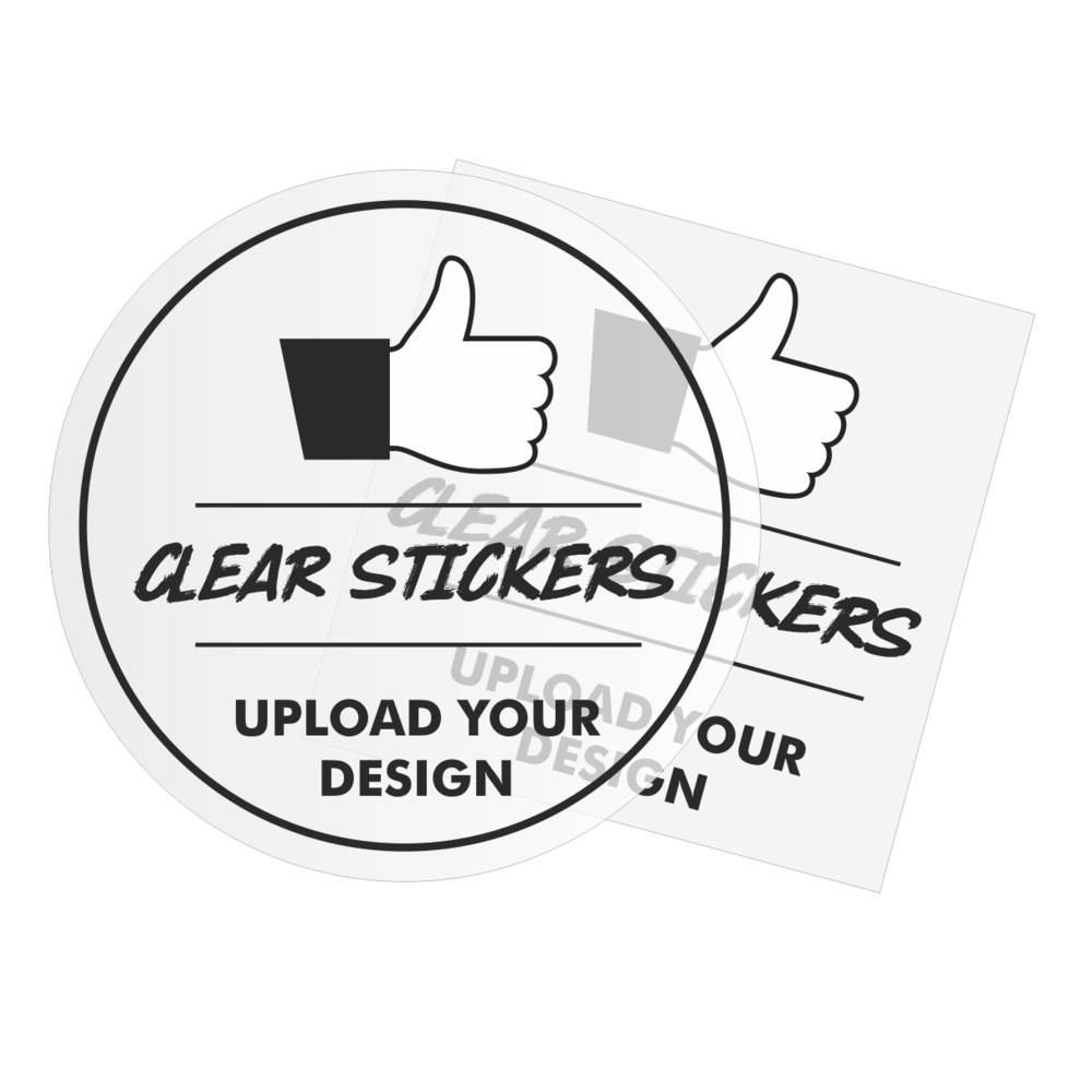 Clear Stickers — Stickers and Decals Custom Sticker Printing Company and Vinyl Decal Makers