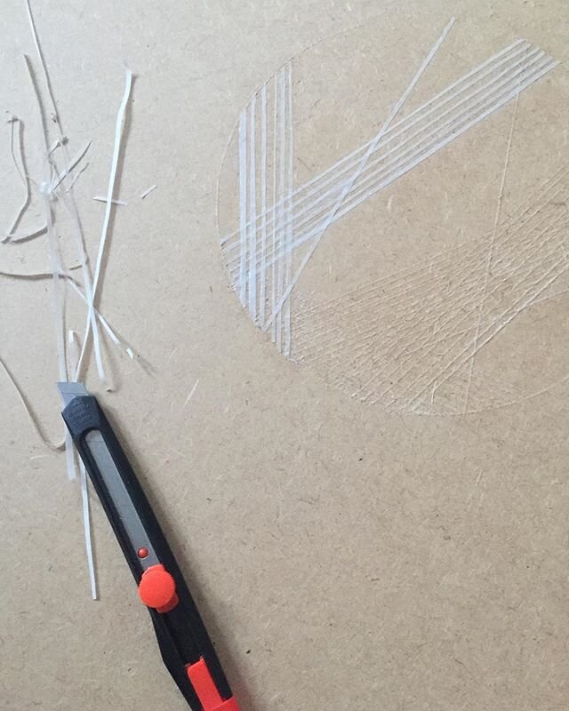 circles + lines
.
. 
isolated
.
.
#circles #lines #cut #time #stuck #glue #marks #texture #touch #incised #markmaking #white #isolated #lockdown #creativeblock #straightline #geometric #mdf #tracingpaper #design #art #artist #wip #handcut #helenljack
