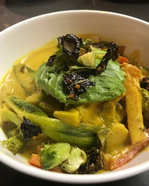 Thai curry w/ Avocado of course!