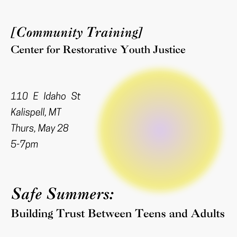 Community Training: Safe Summers - Building Trust