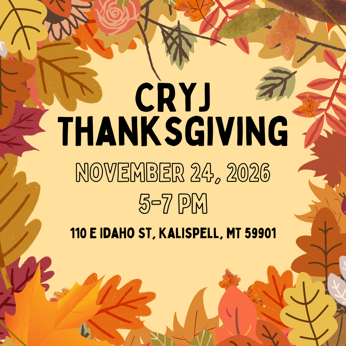 CRYJ Thanksgiving - Kalispell