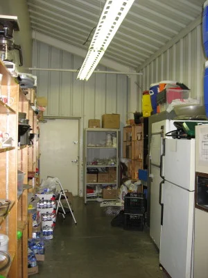 Existing storage space before