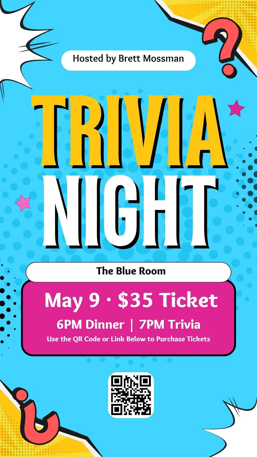 Blue Room - Trivia Night - Spring 2026