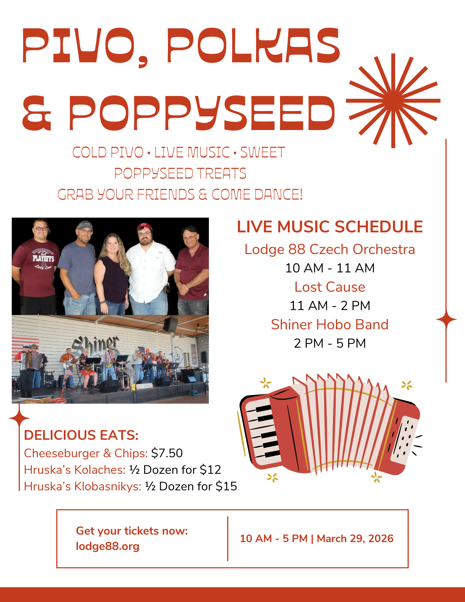 Pivo, Polkas & Poppyseed