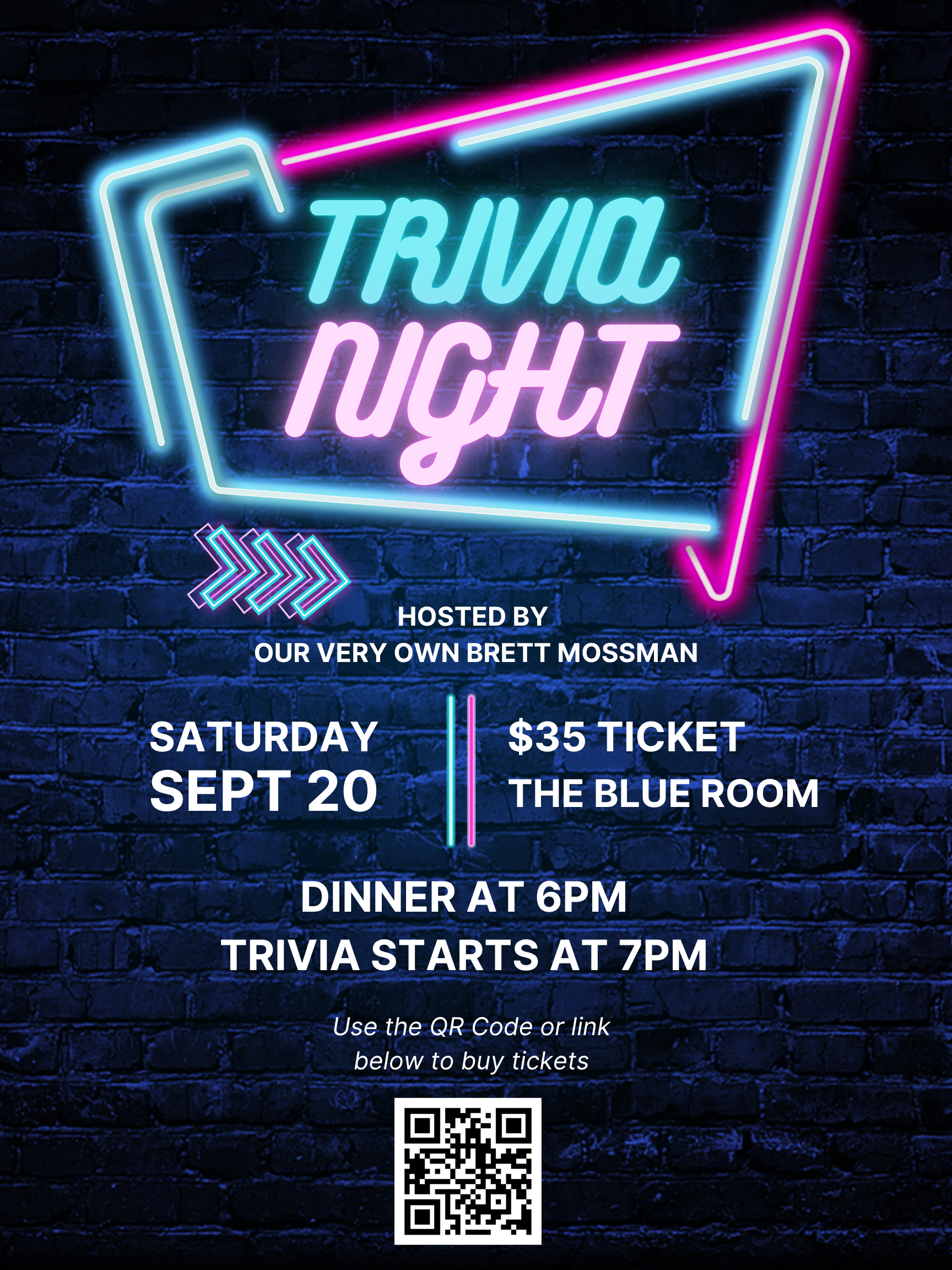 Trivia Night in the Blue Room - Fall 2025