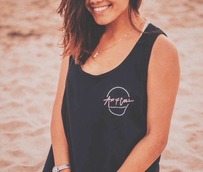 Art Of Chill Black Tank