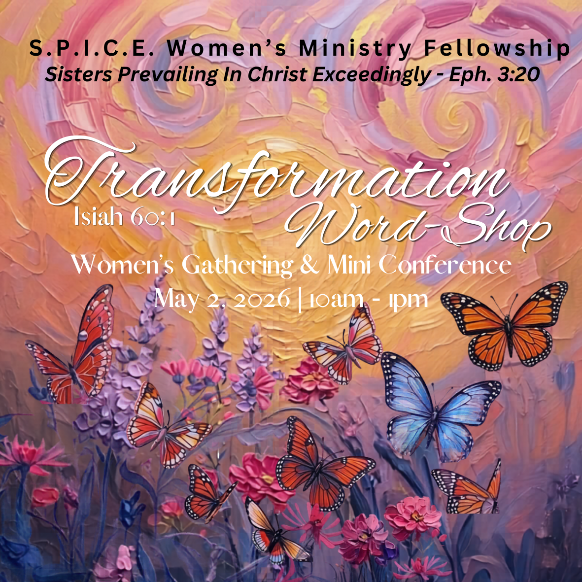 SPICE Women's Ministry: Transformation Word-Shop