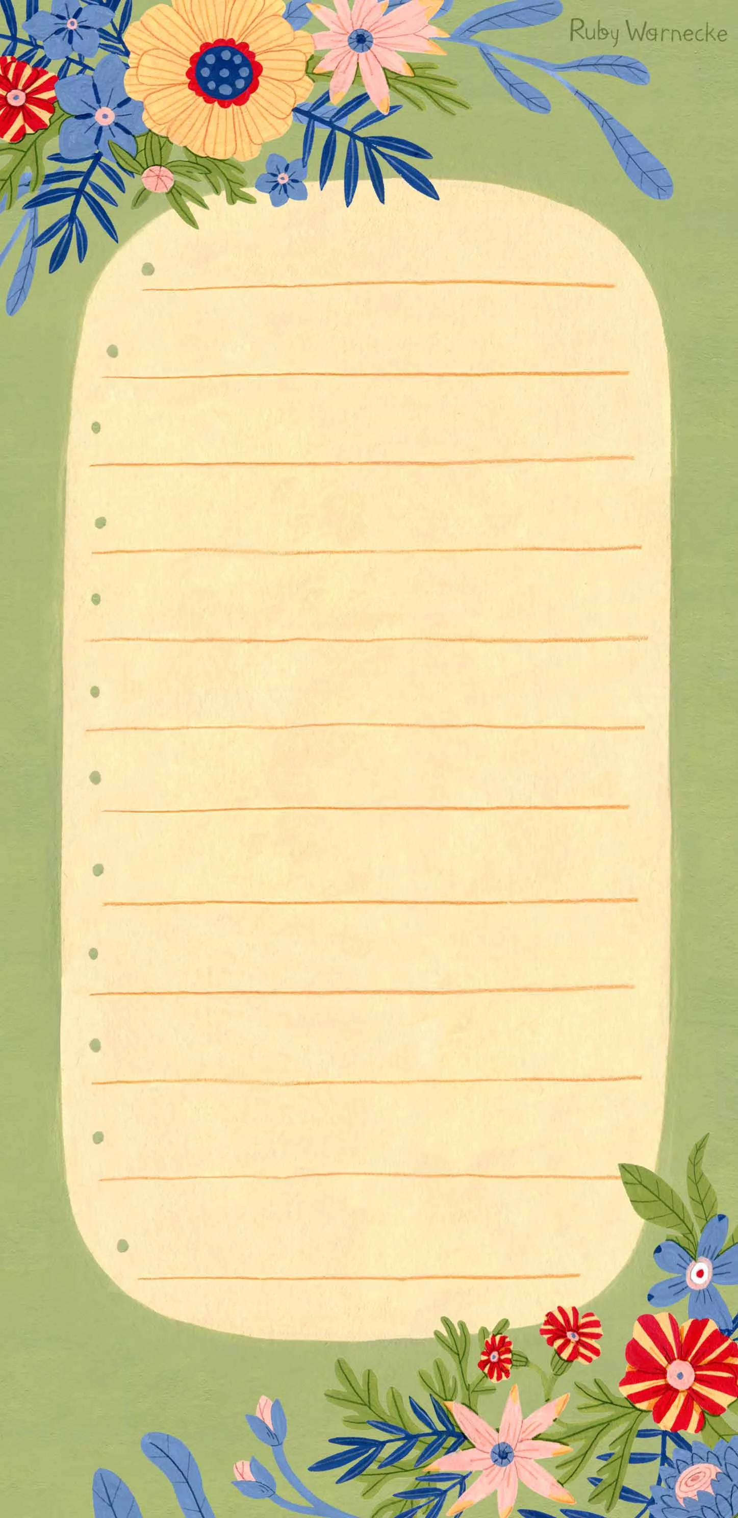 flowers - shopping list