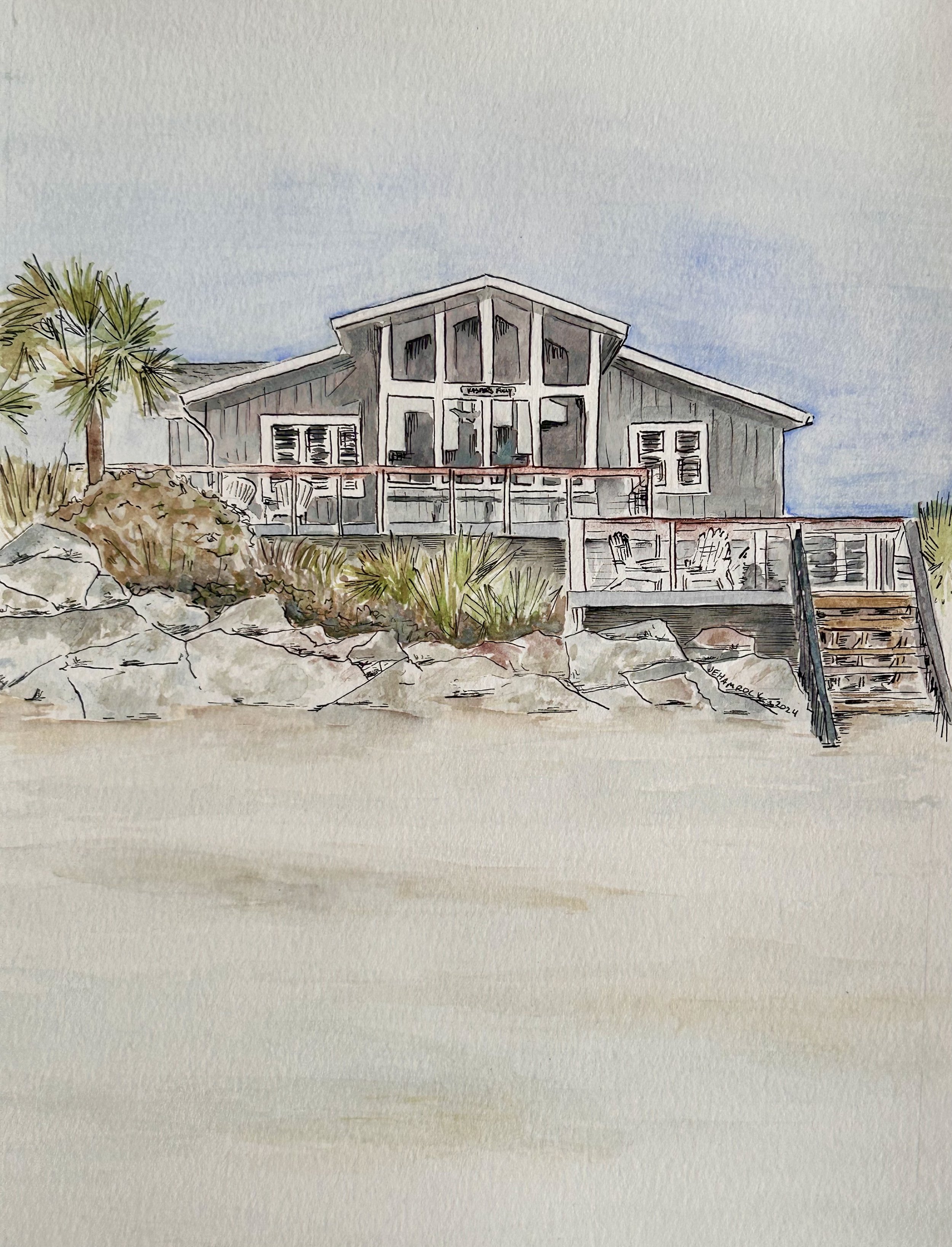 Kasper's Place, 2024, 11"x13"