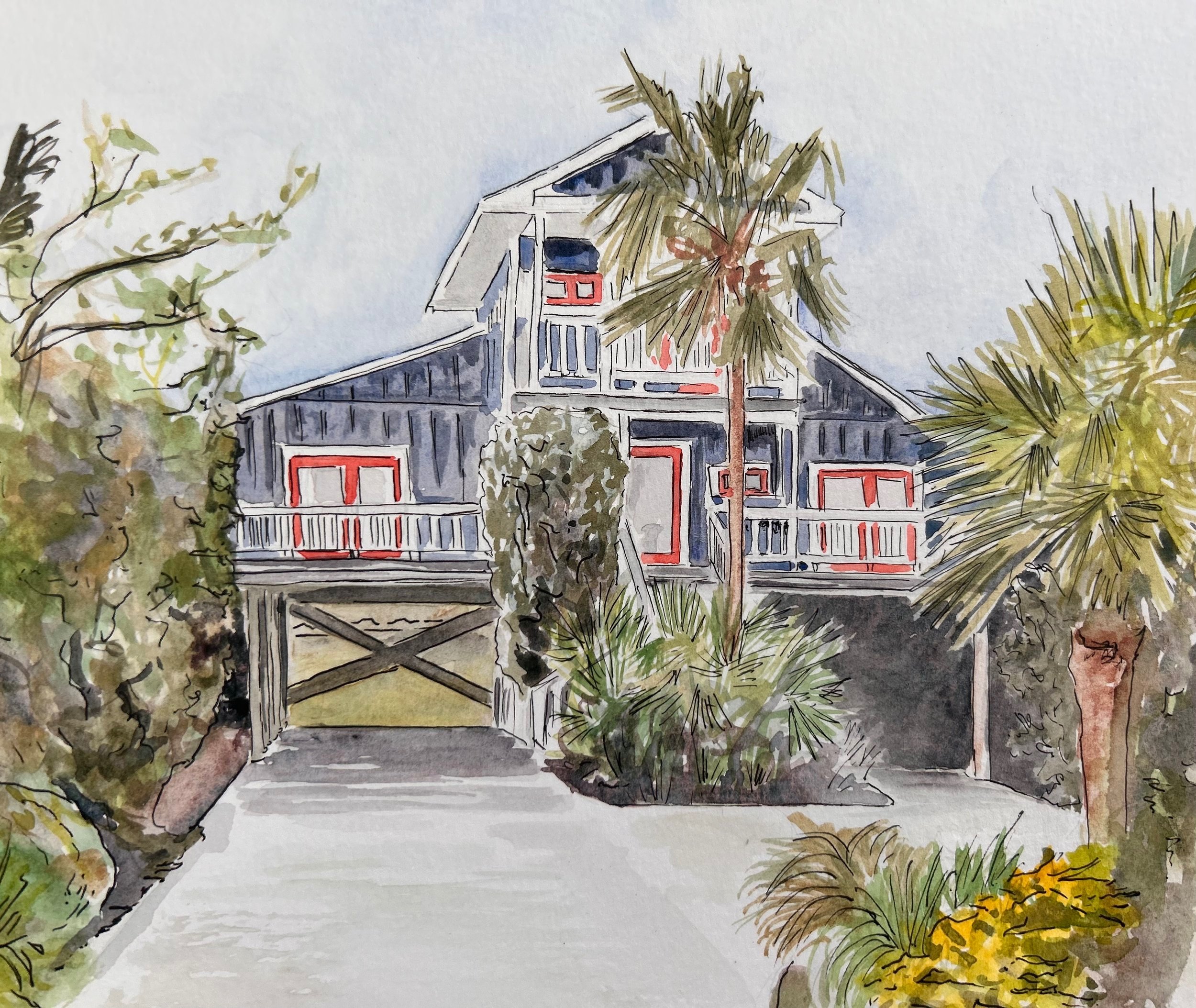 Lucy's Place, 2024, 11"x13"