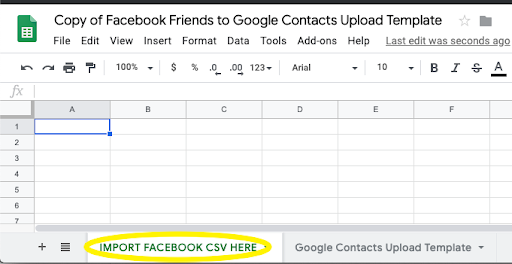 How To Export Your Facebook Friends List To Google Contacts Contact Mapping