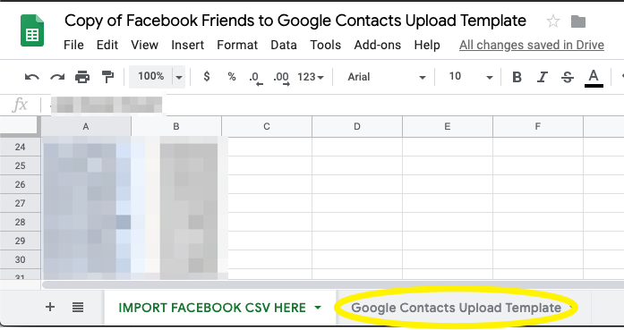 How To Export Your Facebook Friends List To Google Contacts Contact Mapping