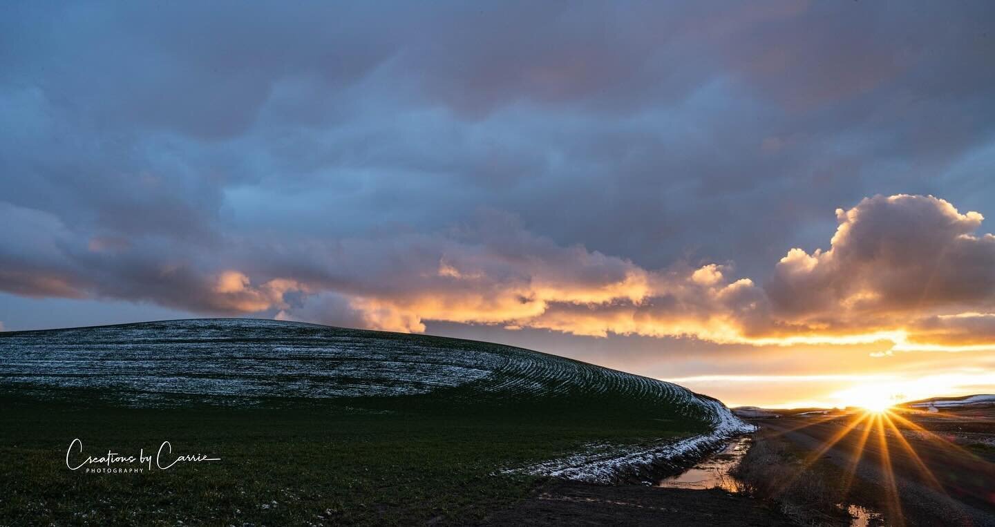 #palouse#sunset#drama#clouds#rollinghills#wintersky