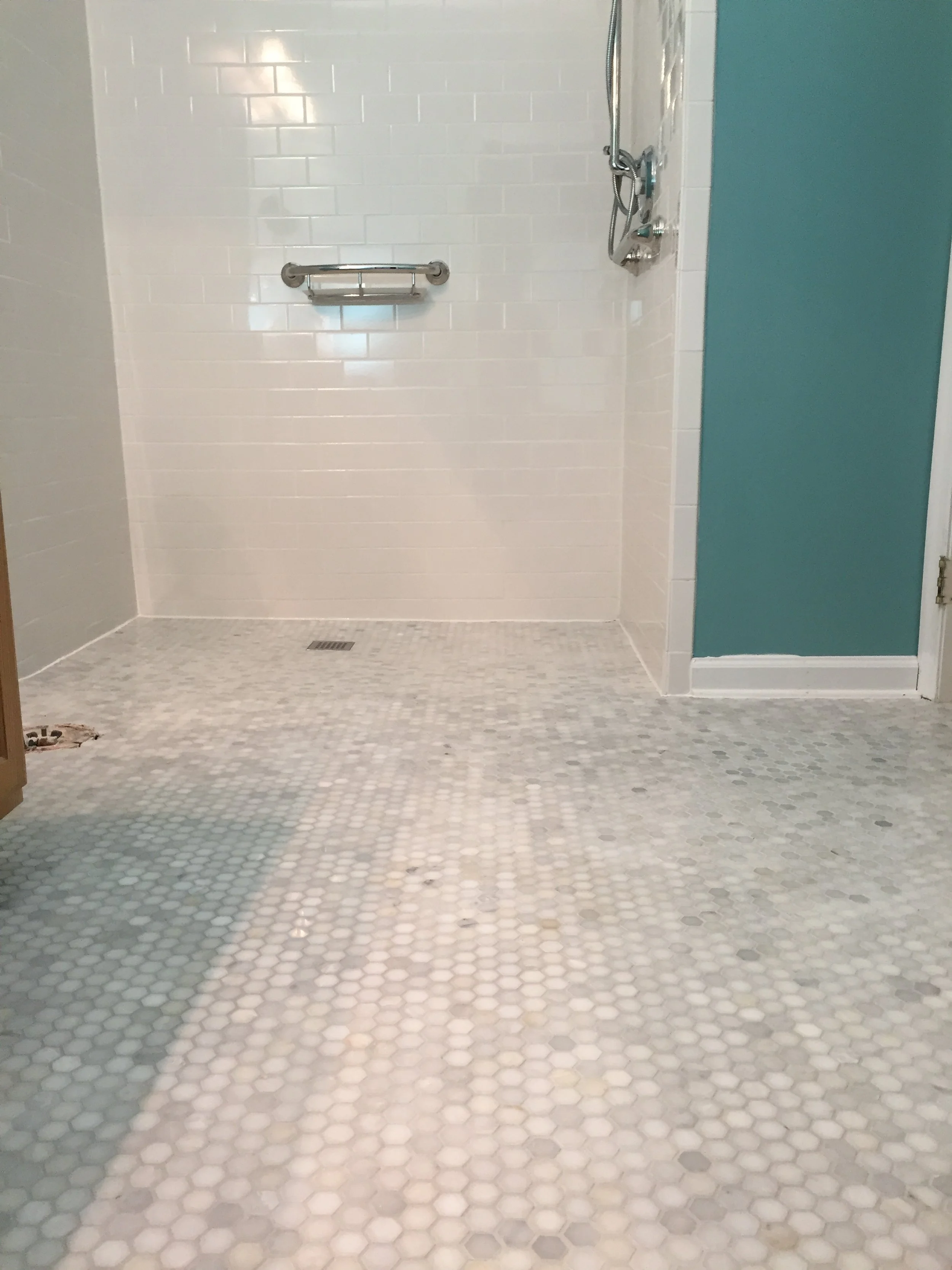 Roll in shower