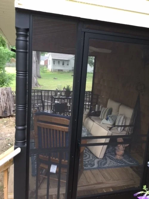 Screen porch enclosure