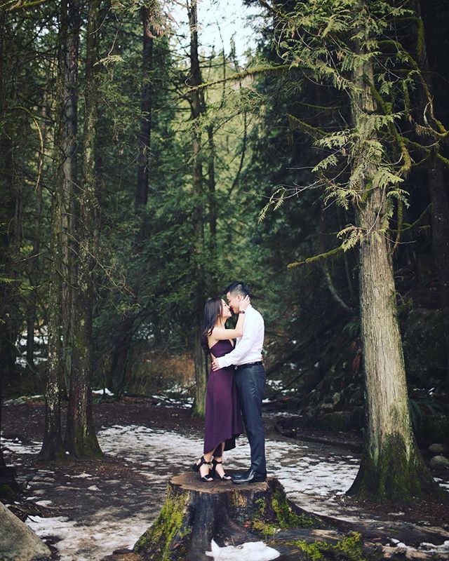 Nature is so complex yet so simplistic; it&rsquo;s beauty is undeniable... loved the forest vibes from this session with Ivy &amp; Brandon. 🍃❤️
&bull;
&bull;
&bull;
#vancouverphotographer #weddingphotography #portrait #love #canon #5DMKIV #engagemen