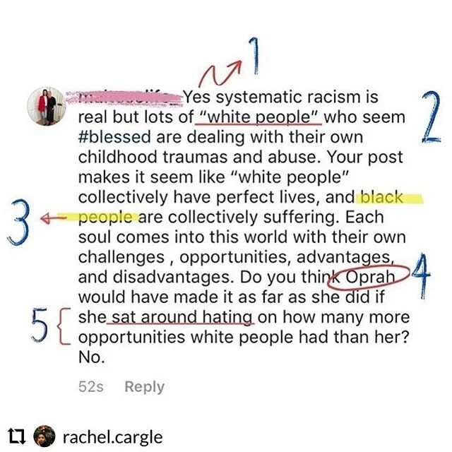 @rachel.cargle
- - -
Good Morning 🌞 Just a quick Saturday School lesson for you, loves. I hope it offers some critical language and a more critical lens as you engage in these conversations in your own spaces.
&bull;
1. Yes/But also known as &ldquo;