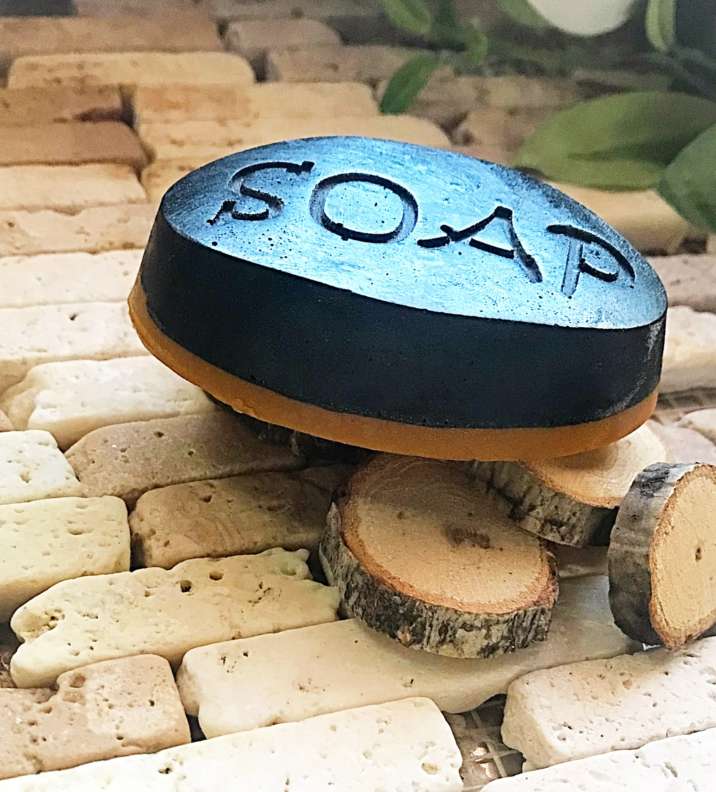 Charcoal and Turmeric Body bar