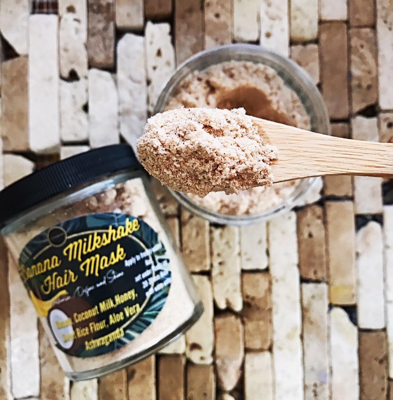 Banana Milkshake Deep Conditioning Hair Mask