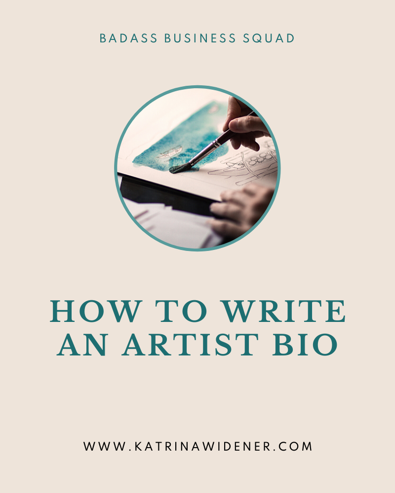 Minneapolis Business Coach — How to Write an Artist Bio