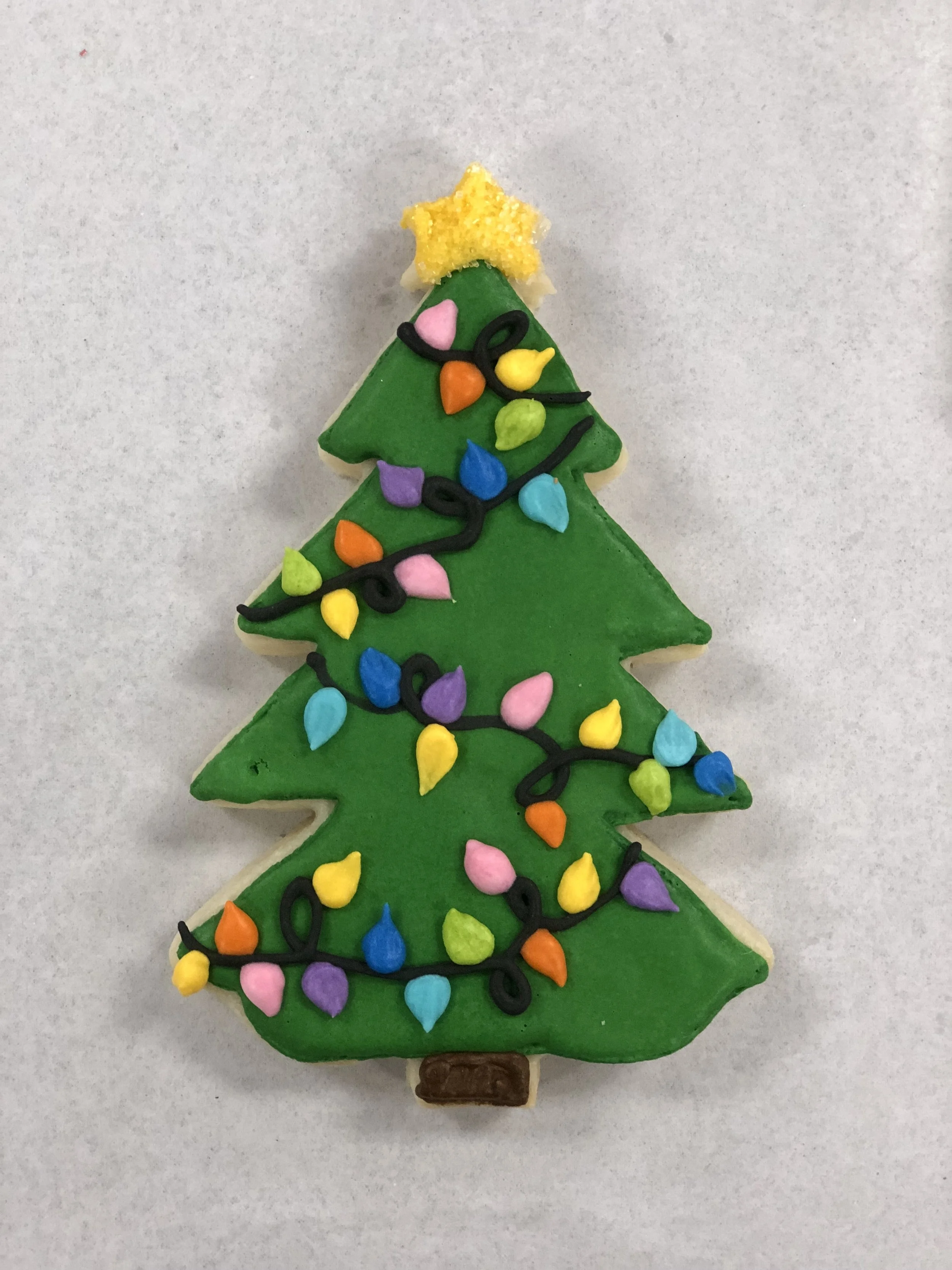 Christmas Tree Cookie