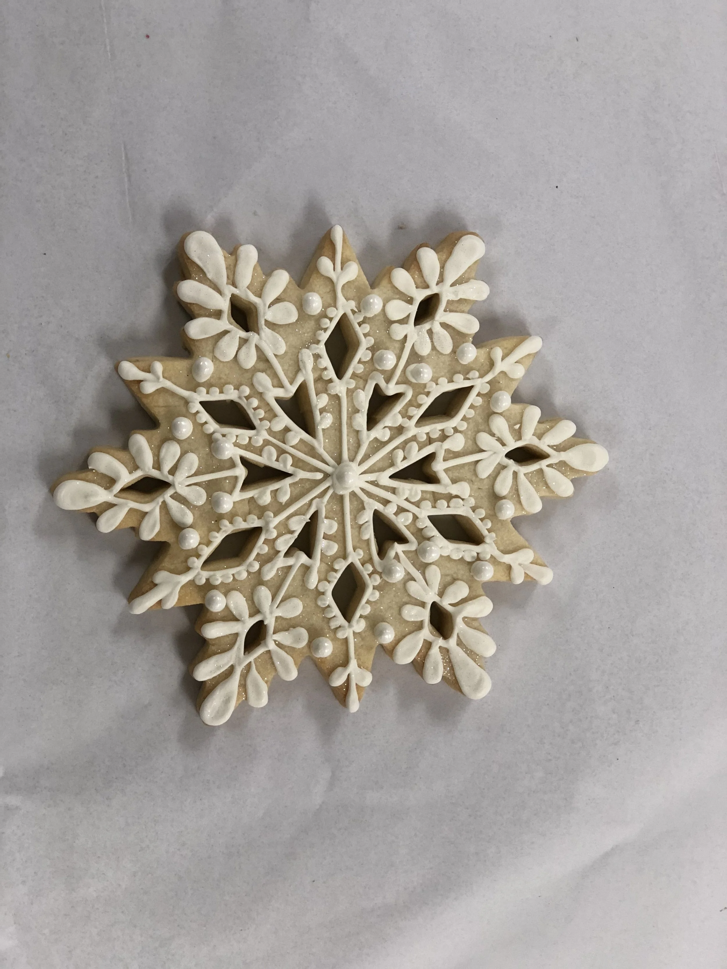 GIANT 6" Snowflake Cookie