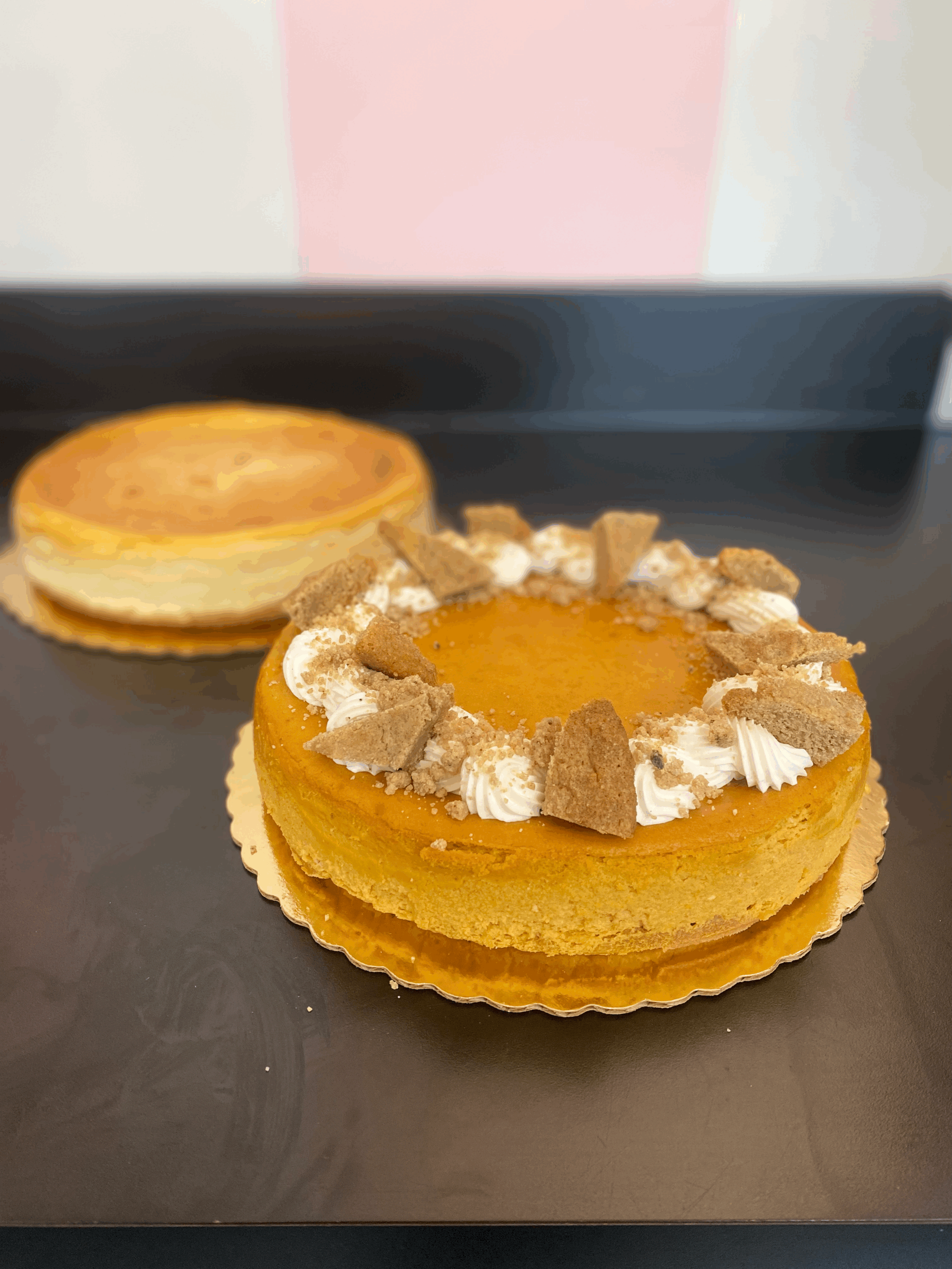 Brown Butter Snickerdoodle Pumpkin Cheesecake