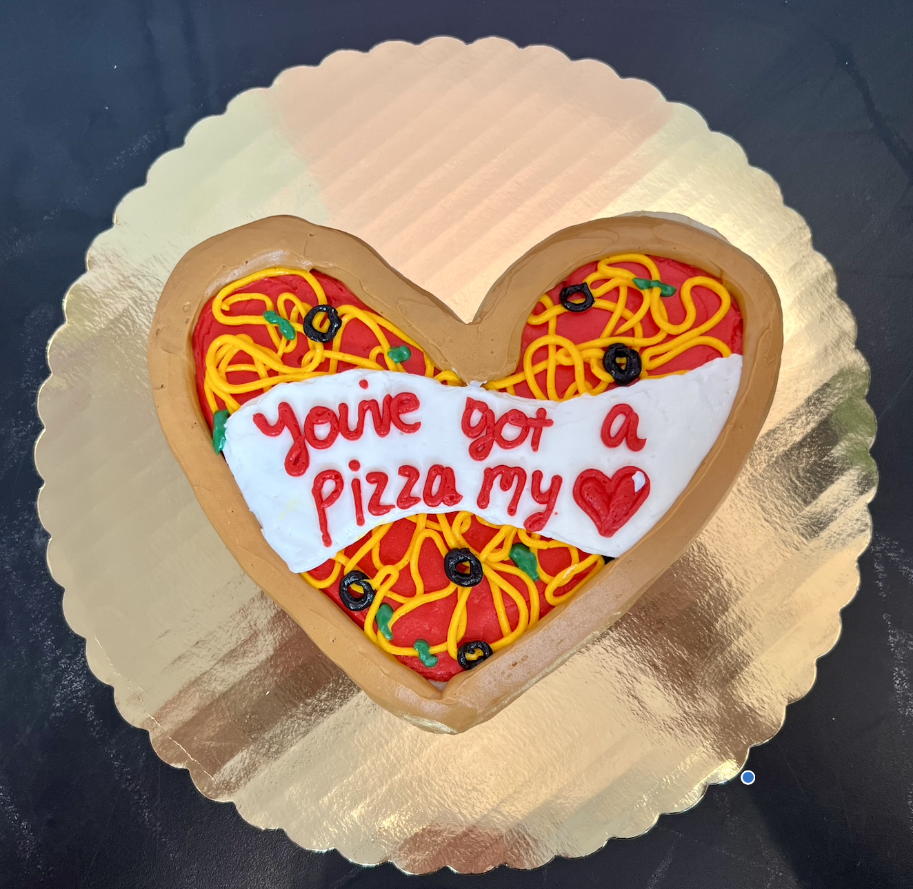 You've Got a Pizza my Heart Cookie Cake