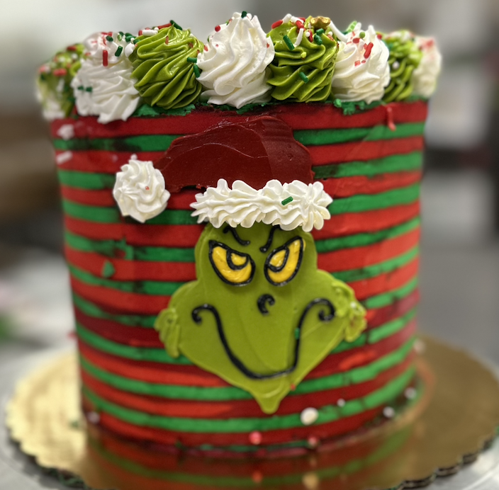 Grinch Cake