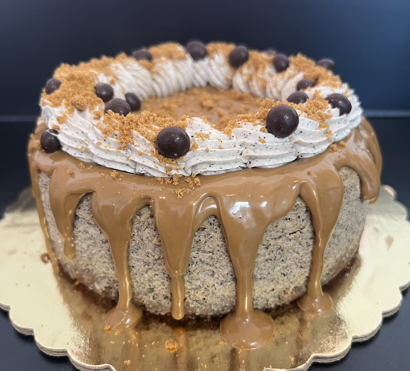 Coffee Cheesecake with Biscoff Crust