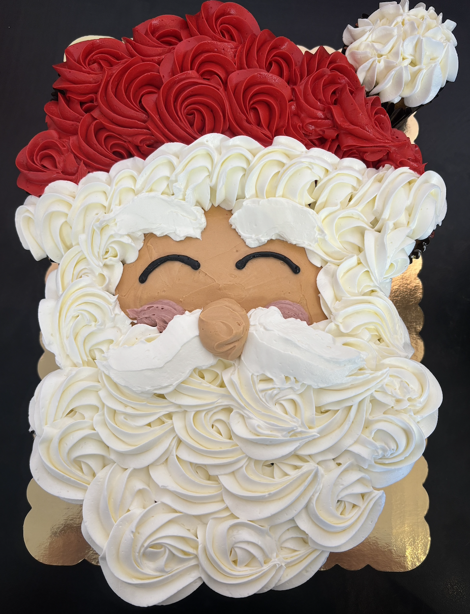 Santa Cupcake Pull-Apart-Cake