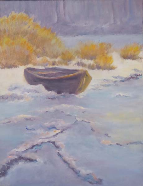 Anne Katz-Boat in the Ice-Oil.jpg