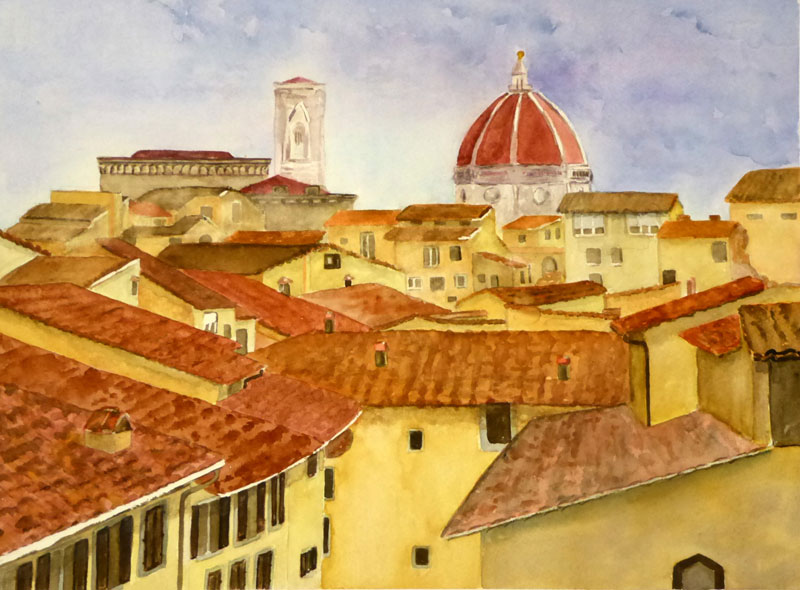 Katz, Anne-Rooftops of Florence (Copy)