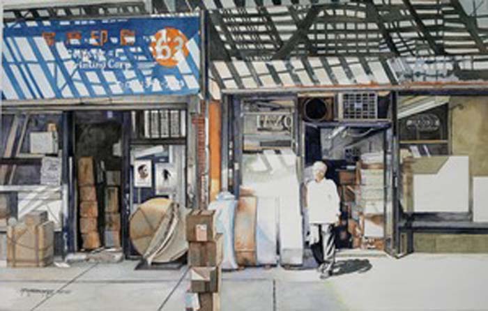 Printing Shop - Watercolor - 19x30