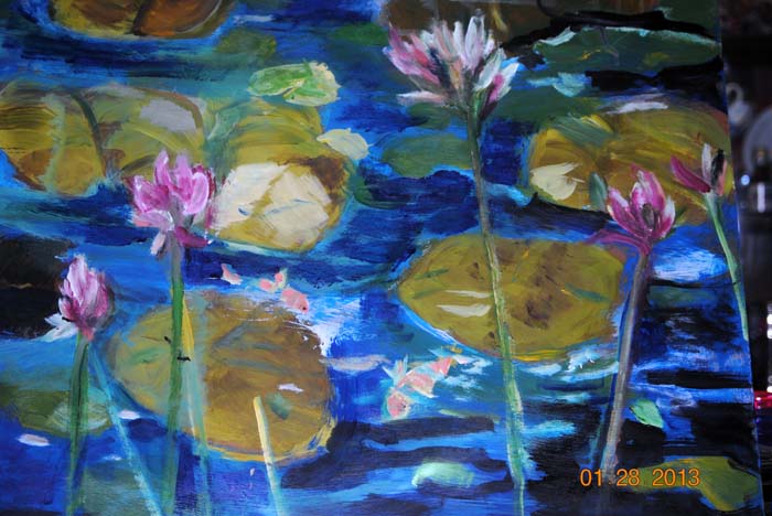 Lily Pond Impressionistic!