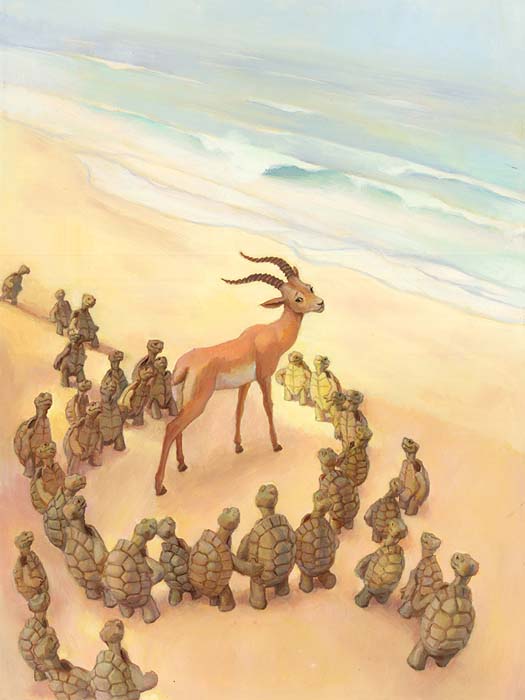 Eric Freeberg-Gazelle Surrounded-'Tortoise and Gazelle,' book 2 in the Kudu the Tortoise series..jpg